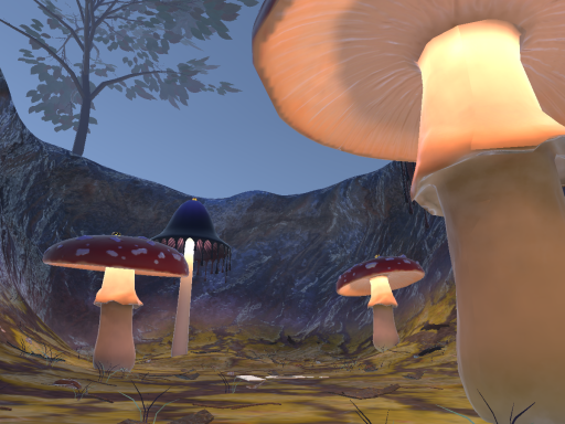 キノコの森のHalloween