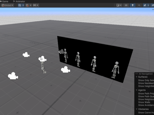 Studio for 4 Angle Hologram Display