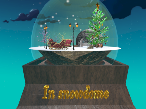 In snowdome