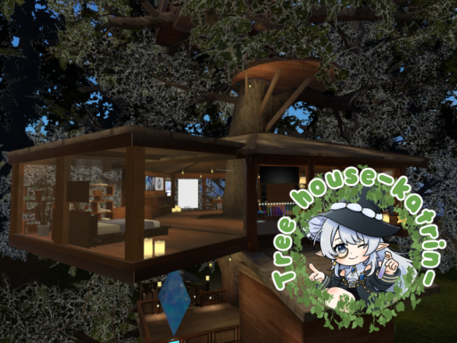 かとりいぬツリーハウス tree house-katrin-