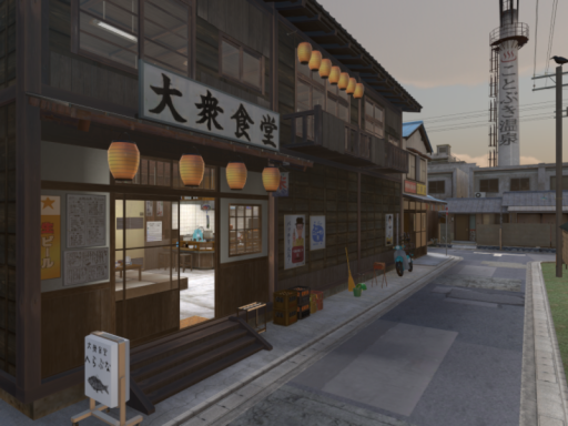 Kawanaka-cho Dining room Herabuna 川中街 大衆食堂へらぶな