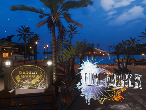 FFXV Galdin Quay Night Deprecated