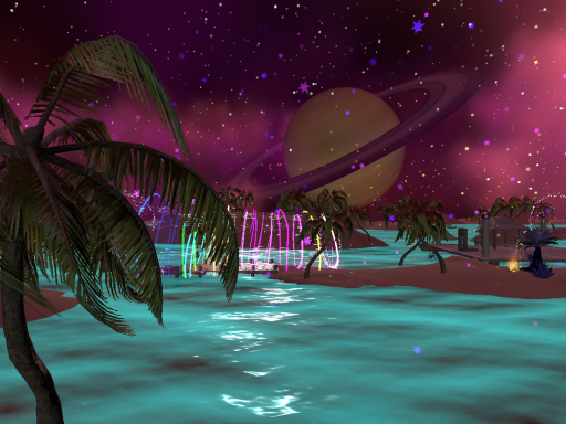 Dreamy Space Beach