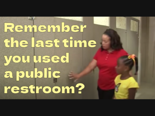 Remember the last time you used a public restroom?
