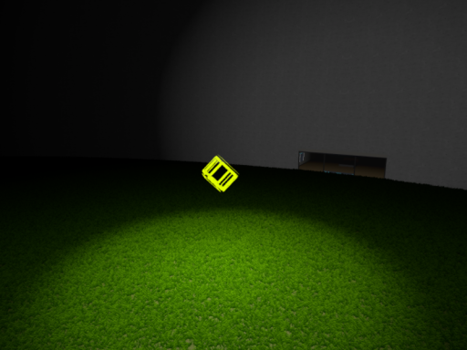 In the concrete wall