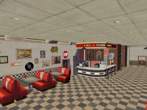 kof allstars diner and fighting game avatars