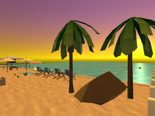 「Quest対応」夕方の海