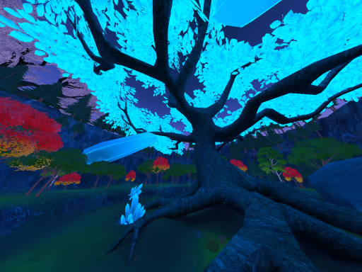 異界_第一聖域『蛍光の森_水霊の大樹』