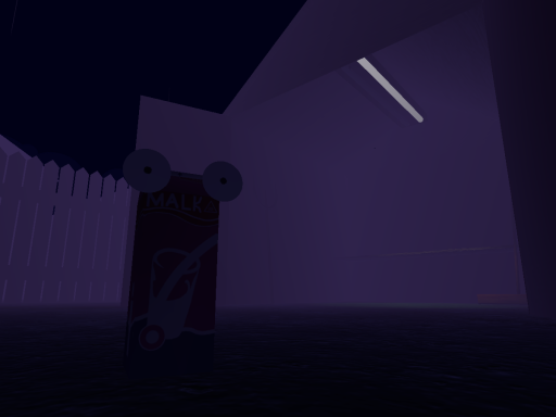 Lonely Yard In The Rain