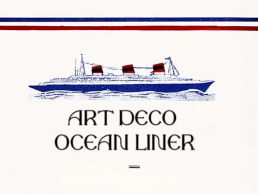 Art Deco Ocean Liner