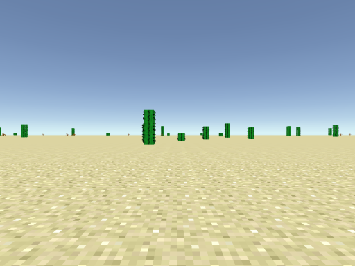 Minecraft superflat desert