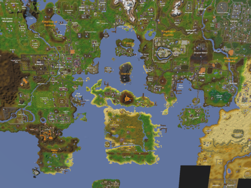 old school runescape map