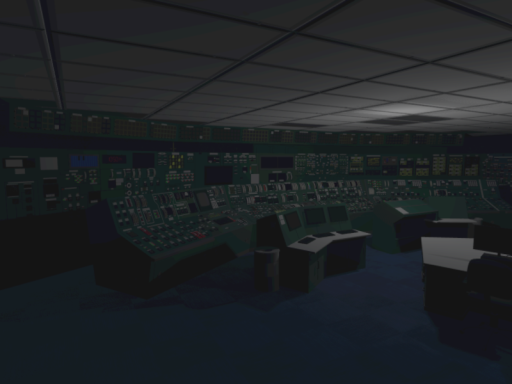 Nuclear Plant Control Room
