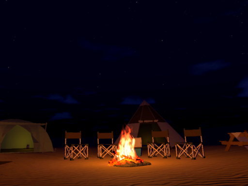 Stargazing in Desert