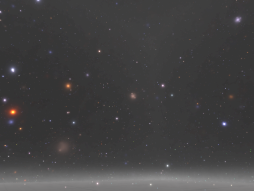 星空とビデオプレイヤー