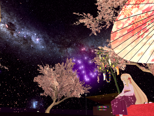 さくらこうえん［夜］（七夕） -sakura park night-