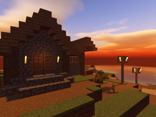 Warm Minecraft Meadow ˸）