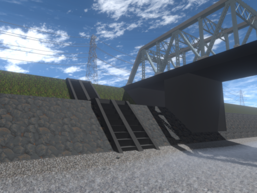 石ころのある河川敷 - Stonybank -