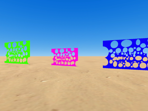 水玉コラ顔はめパネル