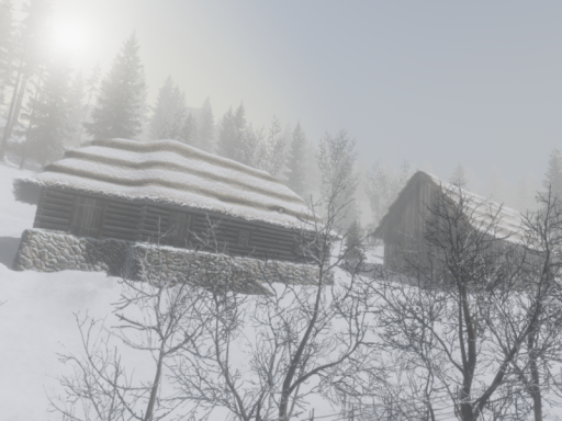 雪山村-Winter Mountain Village