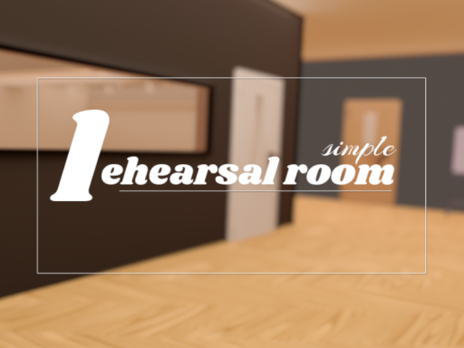 シンプルな稽古部屋