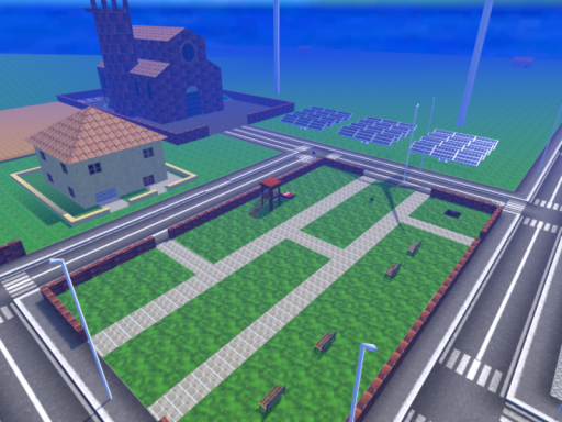 SM64 Huge Town （Super Mario 64 Custom Map）