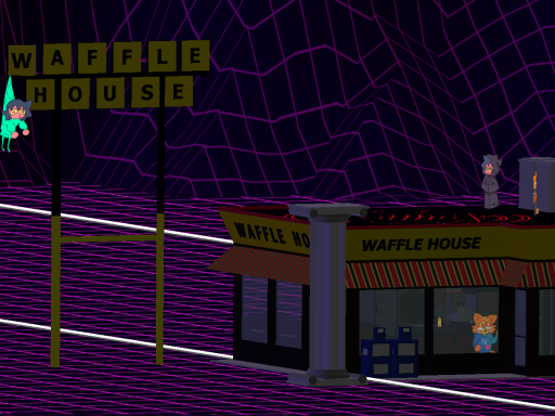 Vaporwave Waffle House v2․2