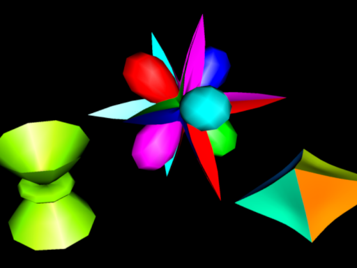 ［Windows95］3D Flower Box Screensaver