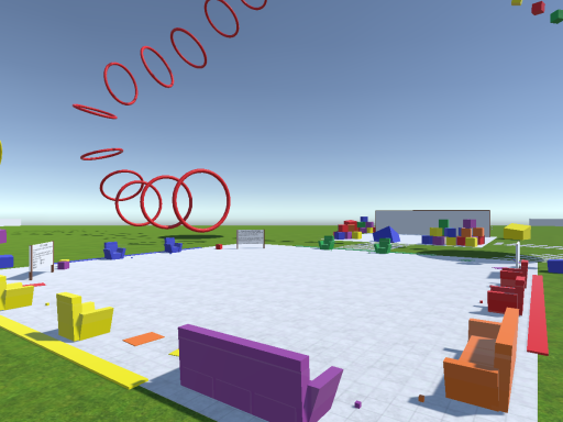 Flying Chairs practice room