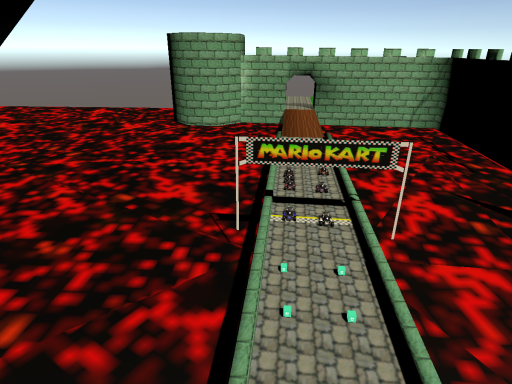 bowser castle mario kart 64 udon