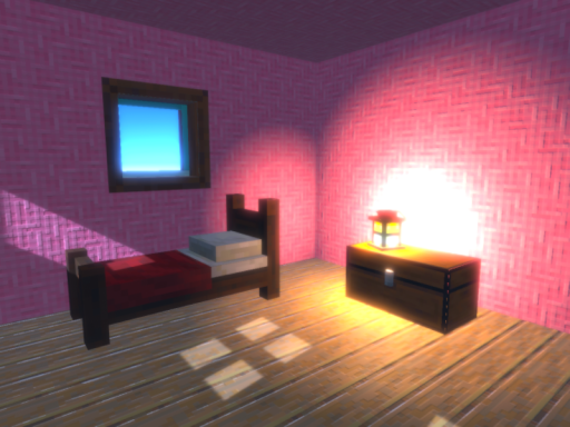 A Minecraft Movie Pink House