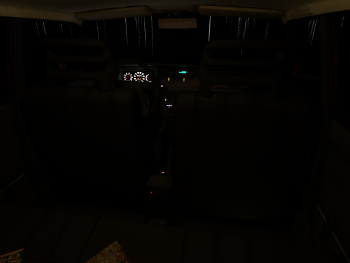 Volvo 240 Backseat in the Rain