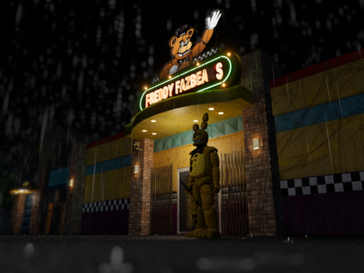 Abandoned Pizzeria （FNAF Movie Outside）