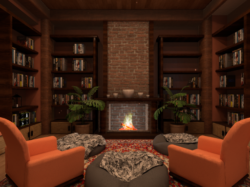 Warm by the Fireplace