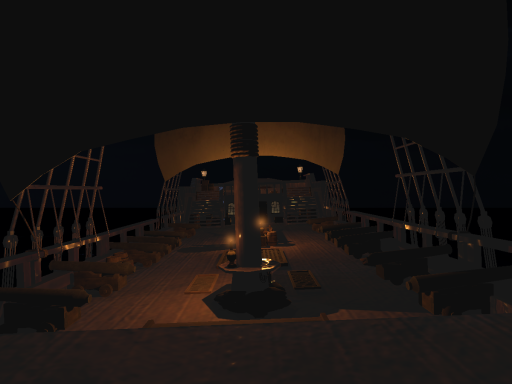 Teal Banner Sea Sailing Map