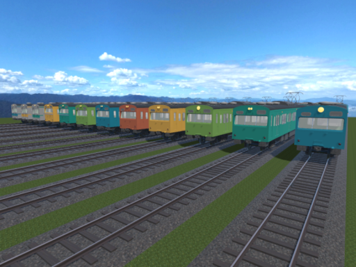 Sasa-Tec train 3Dmodel exhibition world