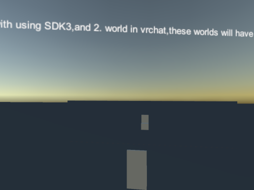 Empty World with chair and mirror and portal