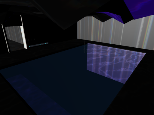 ちょっと暗めなプール