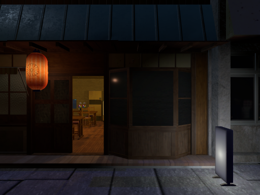 JapanesePub【静寂の街は月光と赤提灯に照らされる】