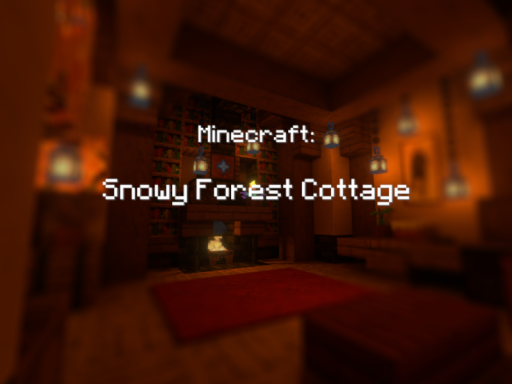 Minecraft˸ Snowy Forest Cottage