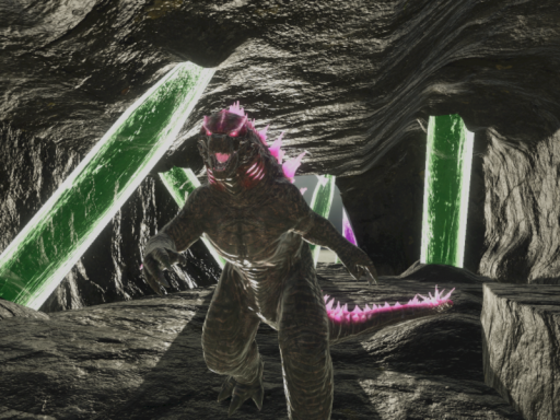 Hollow Earth Godzilla and Kong