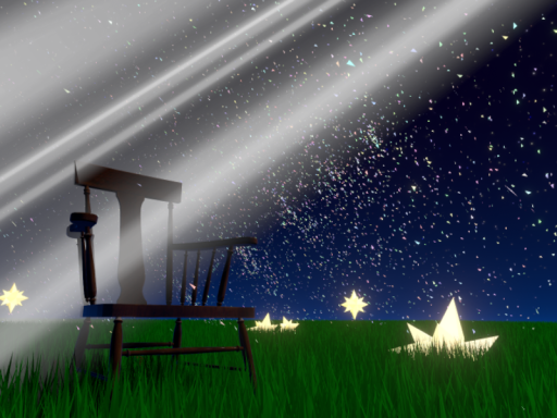 星を纏って、薄明を浴びて ⁄ stardusts and crepuscular rays