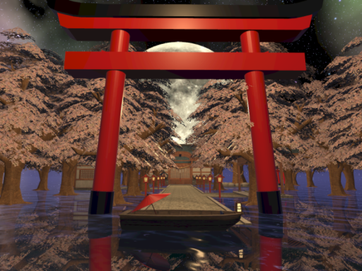 星月川稲荷神社 Inari Shrine ＂River Stars Moon ＂