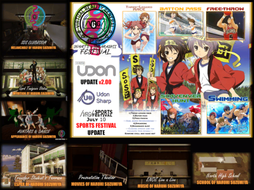 SOS Brigade Clubroom ソス団 Japanese High School（v2․00） ［UDON］