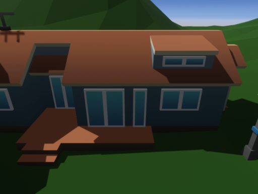 The clouds follow the wind