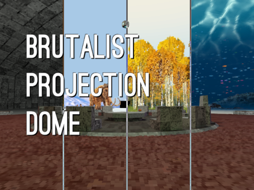 Brutalist Projection Dome