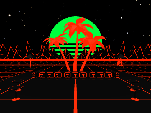 VAPORWAVE VISUALISER VR