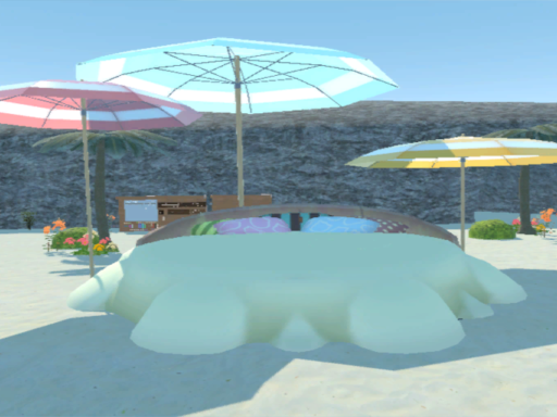 ぶいみんスリープ・浜辺