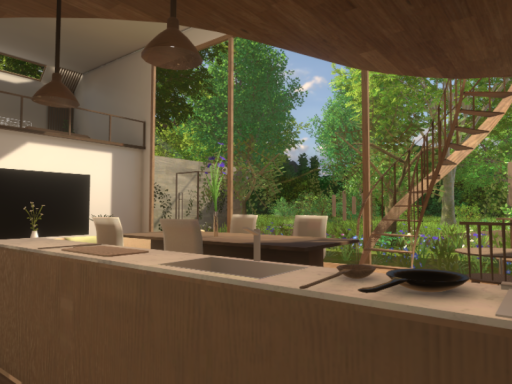 Rusuta House in the forest