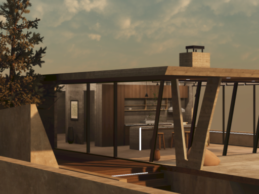 concrete home